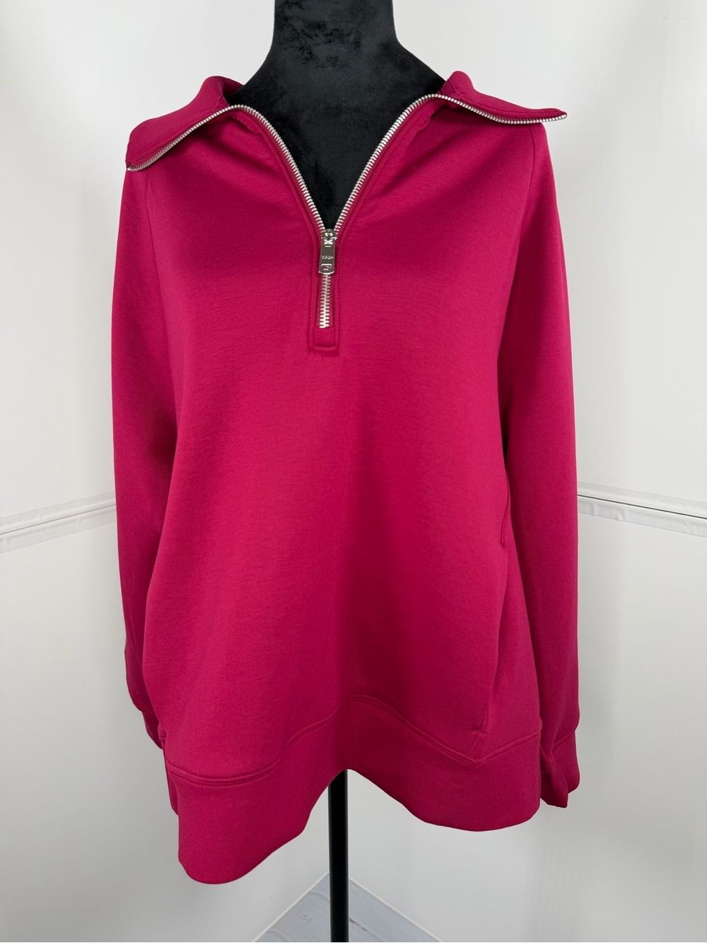 NWT Abercrombie YPB neoKNIT Quarter Zip Sweatshirt Size Medium